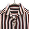 Unused BRIAN DALES Made In Italy Stripe Long Sleeve Shirt Men's Used