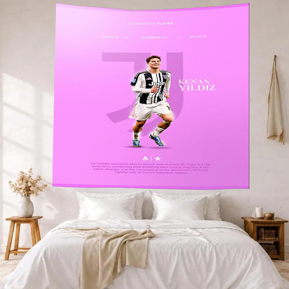 Juventus Wall Decor Tapestry Art For Pet Memorial Birthdaywedding Party Backdrop Family Gift