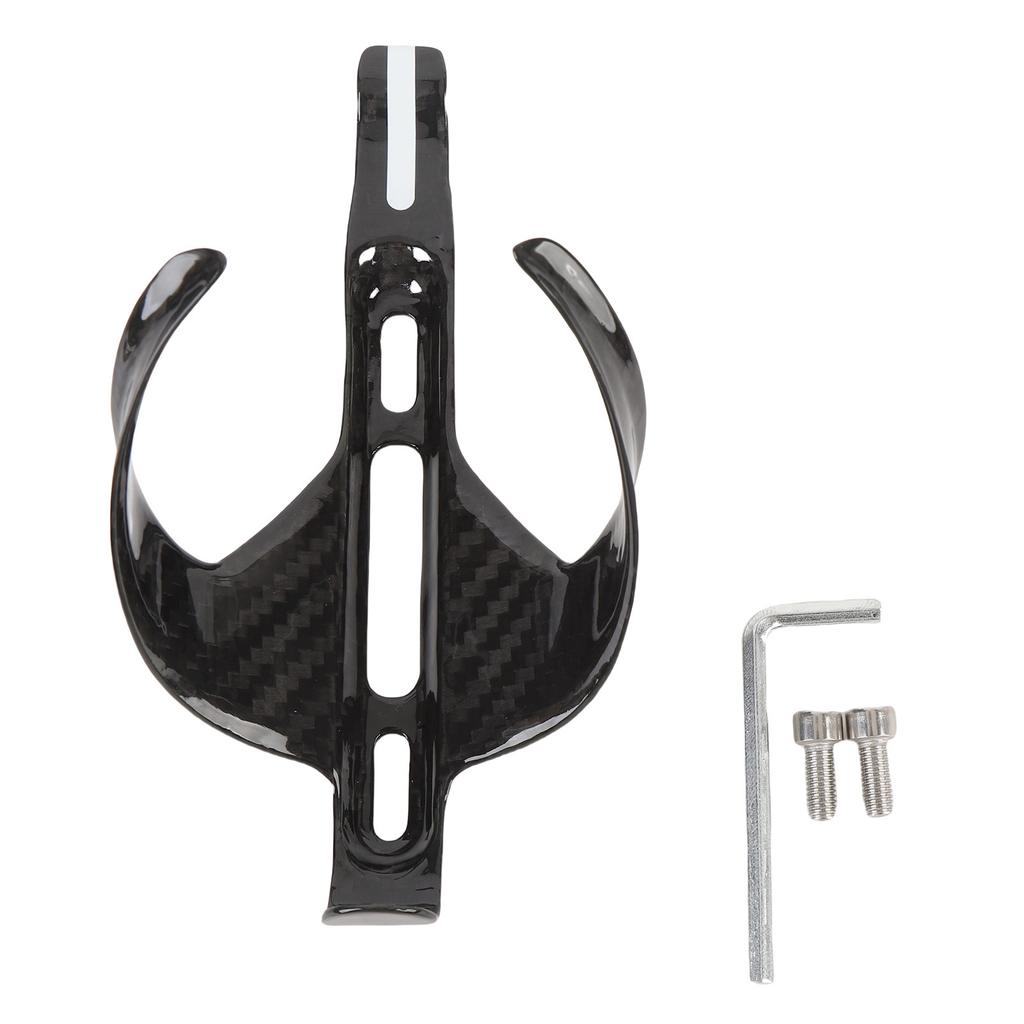 Bike Water Bottle Holder Lightweight Carbon Fiber Water Cup Storage Rack for Mountain Road Cycling