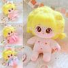 20CM Naked Cotton Doll Toy Fluffy Yellow Hair Big Eyes Cute Anime Girl Doll Plushies