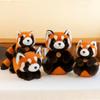 Cute and Lazy Red Panda Plush Toy Children Sleeping Pillow Cute Pet Home Ornament Zoo Souvenir