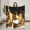 Clair Obscur Expedition 33 Esquie Velvet Throw Fashion Blanket Video Game for Sofa Knitted Fashion Blanket Outdoor Warm Multifunction