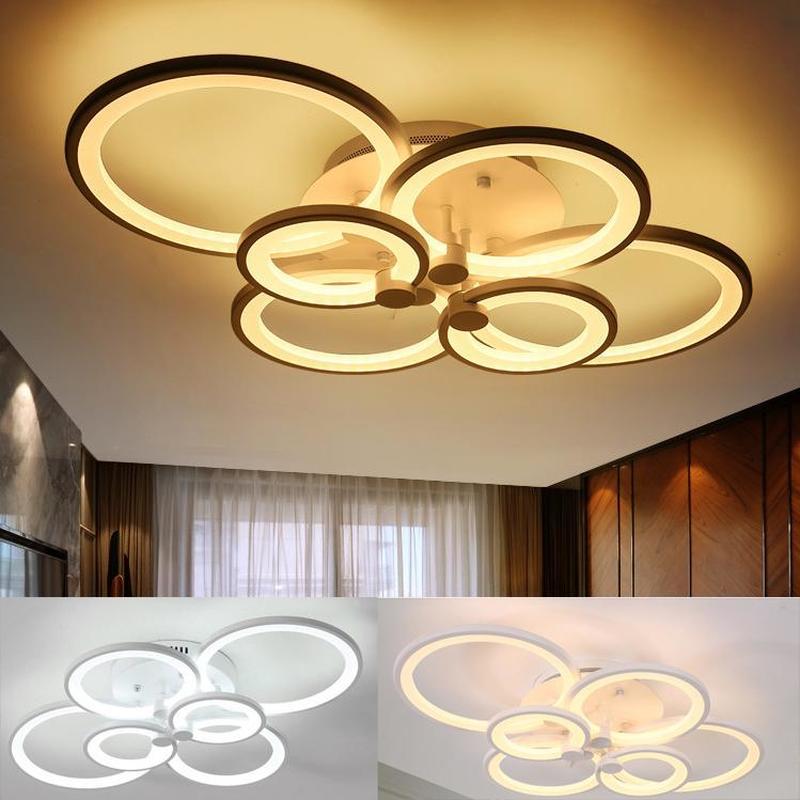 Потолочный светильник, современная акриловая светодиодная люстра, светильники для гостиной, спальни