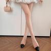 Spot, Sheepskin Version~ The Same Shoes, Pointed Bow, Shallow Mouth, Bag Head, Sandals, Small Fragrant Style, High Heels, Women's