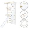 Gymnastic Ladder Kombik 2 White-wood