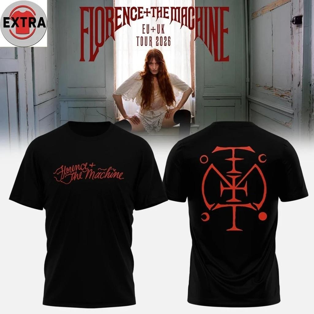 Футболка Florence and the Machine EU UK Tour 2026, 2 стороны