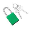 Made in China Aluminum Safety Padlock 38mm Steel Shackle Keyed Differ QLP38 Multipurpose Industrial Lock
