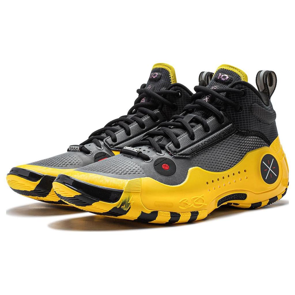 Li-Ning Мужские кроссовки Way of Wade 10 Caution черный желтый ABAS115-10