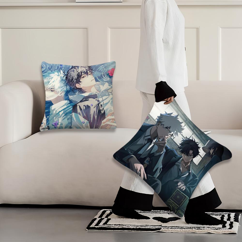 Anime L-Link C-Click B Pillow Case Home Sofa Living Room Office Shop Cover Printing Comfort Decoration Nordic Simplicity