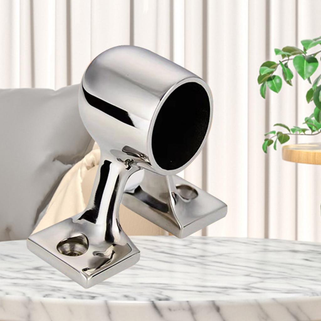 Опора для ног из нержавеющей стали морского класса 316. Прочная и устойчивая к ржавчине сверхмощная опора для рельсов. Простая установка.