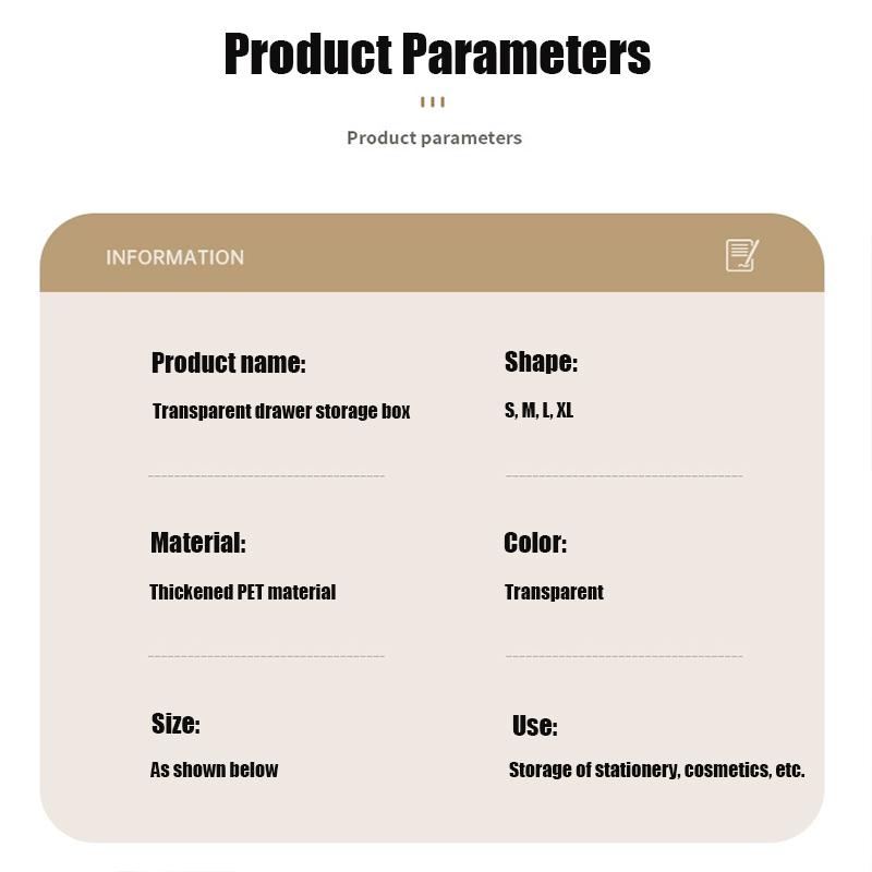 Прозрачный модульный ящик для хранения - Настраиваемые лотки-органайзеры для косметики, ручек и мелких предметов, ПЭТ-пластик