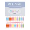 Thin Lamp Style Gel Nail Sticker 16-finger Extended Semi-curing Nail Sticker