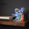 Cozy Bedroom Ambient Lighting Prismatic Iridescent Ghost Halloween Decoration, Spooky LED Prism-Effect Durable PET Ornaments Night Light for