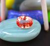 4 Carat Christmas Day Offer Kashmiri Peach Sapphire Oval Shape Certified Gemstone SN25