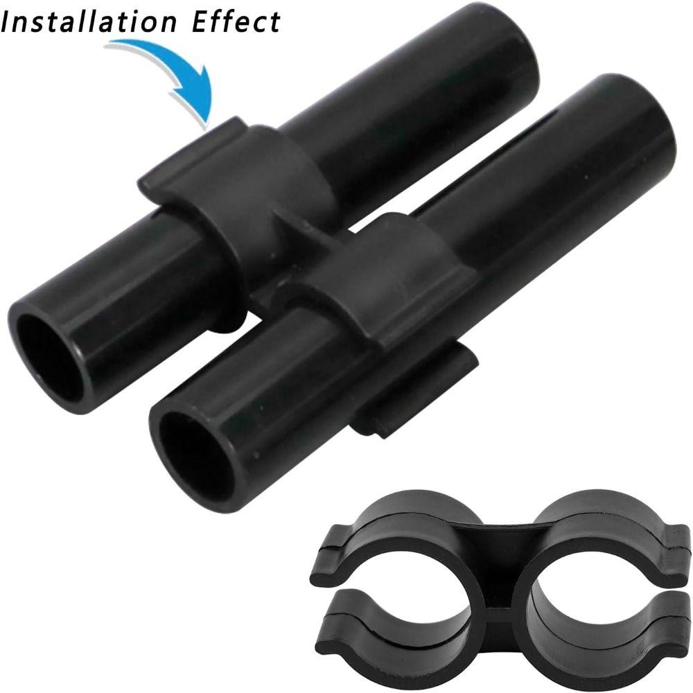 10Pcs 20/25/32mm Dual Pipe Clip Double-ended Tube Clips Agricultural Irrigation