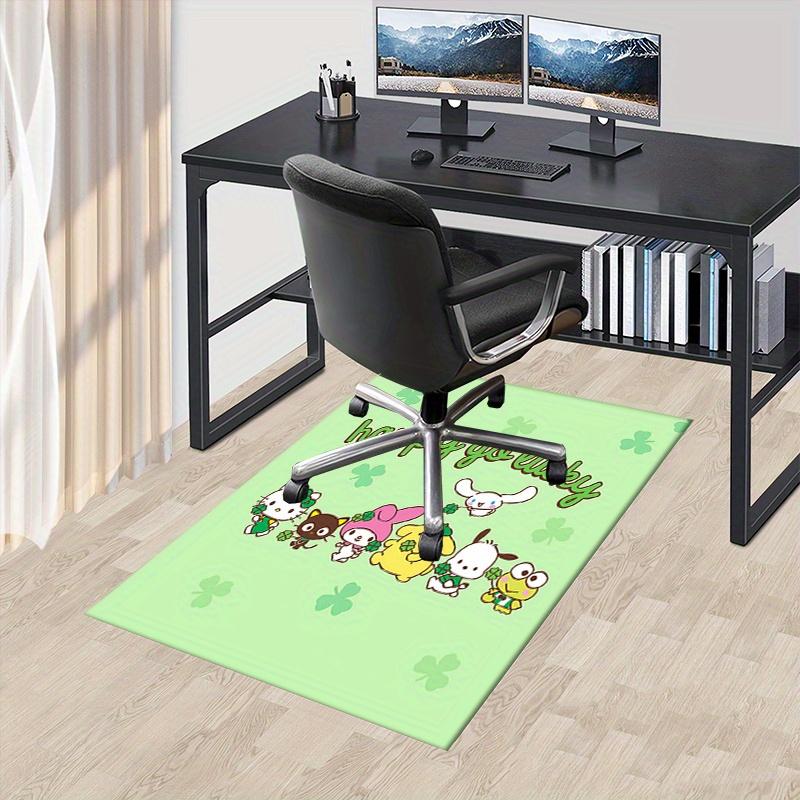 Office Rug Hello Kitty, Lucky Charms Anti-Slip Rug, Machine Washable for Living Room, Bedroom, Office, Multiple Sizes, Bedroom Mat, Decorative Mat, Du