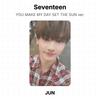 Seventeen ТЫ ДЕЛАЕШЬ МОЙ ДЕНЬ НАБОР СОЛНЦЕ версия. Официальная фотокарта