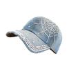 Бейсболка со стразами, Модная джинсовая шляпа, Женская ретро уличная шляпа, Солнцезащитная шляпа для любителей моды