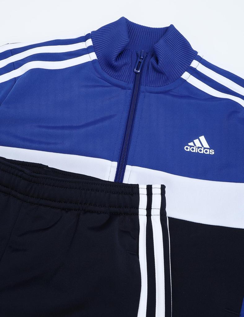Детский трикотажный костюм Adidas Essentials Tiberio Legend J160 с тремя полосками (ECL62) - Верх Полубесшумный Синий/Белый/Чернила Легенды/Белый, Низ Чернила/Белый (IB4108)