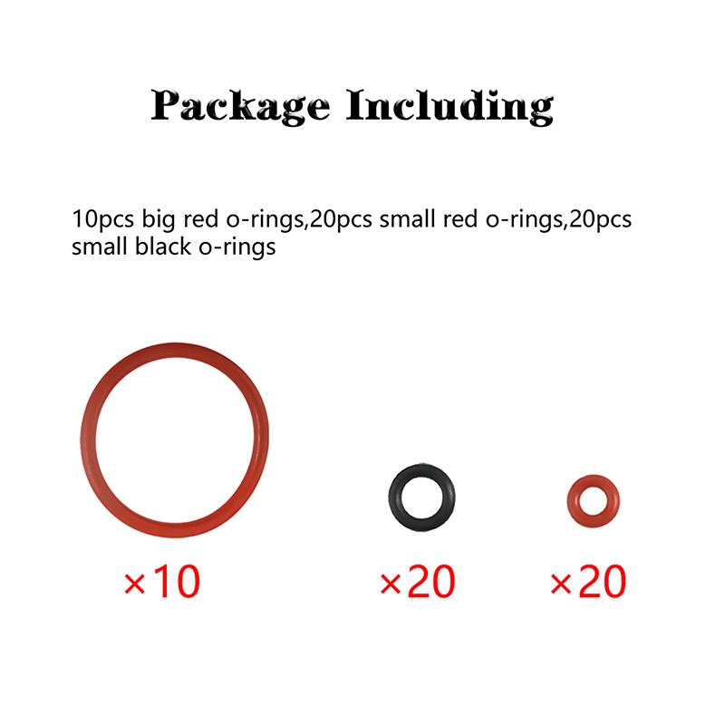 50 шт./компл. силиконовые уплотнительные кольца для кофемашин, набор для обслуживания уплотнительных колец, совместимые аксессуары для кофемашин