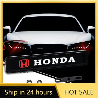 Для автомобиля Honda Декоративная подсветка Светодиодный значок-эмблема на переднюю решетку капота Декор для Honda Civic Accord CRV HRV Fit Jazz City Odyssey Jad
