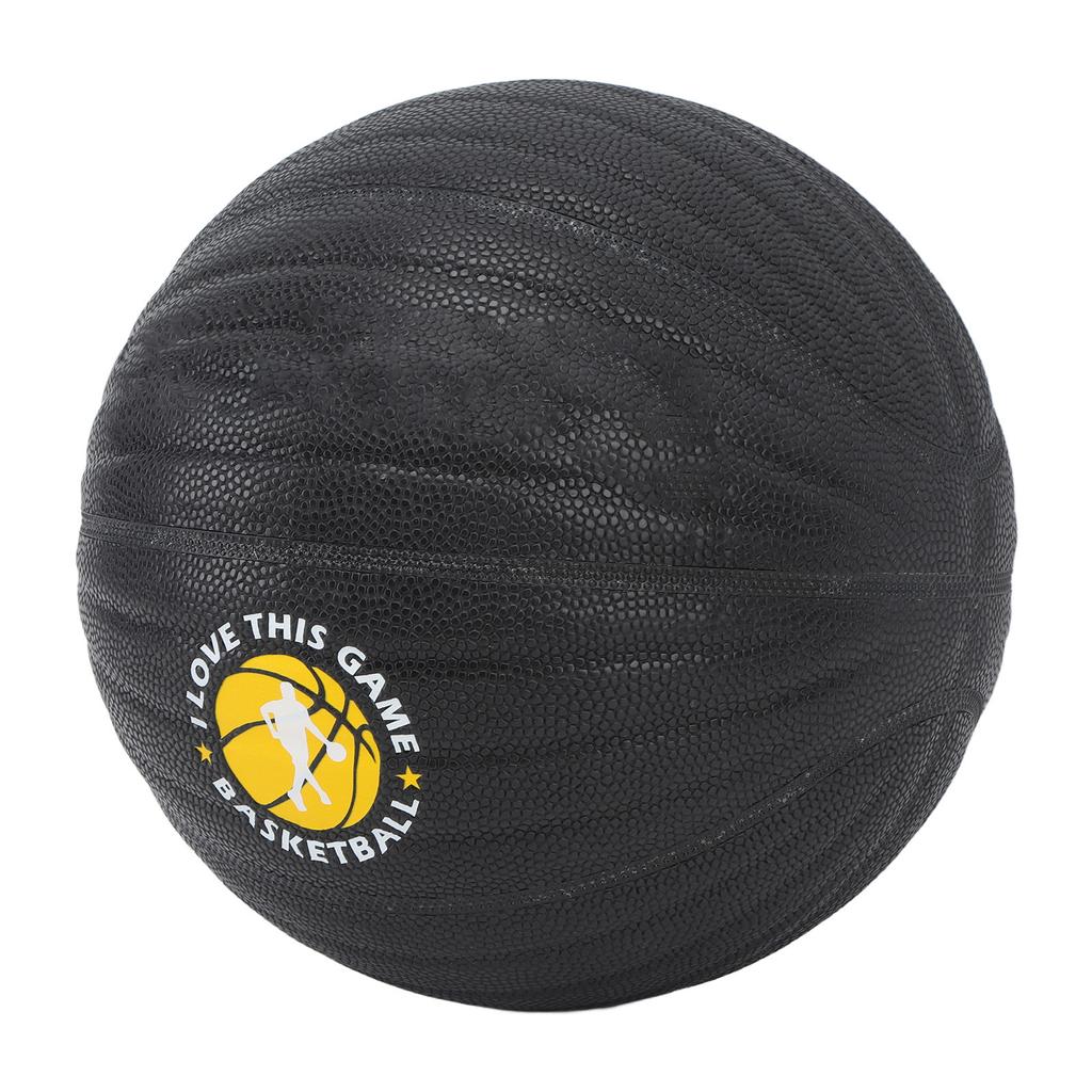 Weighted Training Basketball PU Rebound Well Size 7 Heavy Trainer Basketball for Men Women White Word 1kg 2.2lb