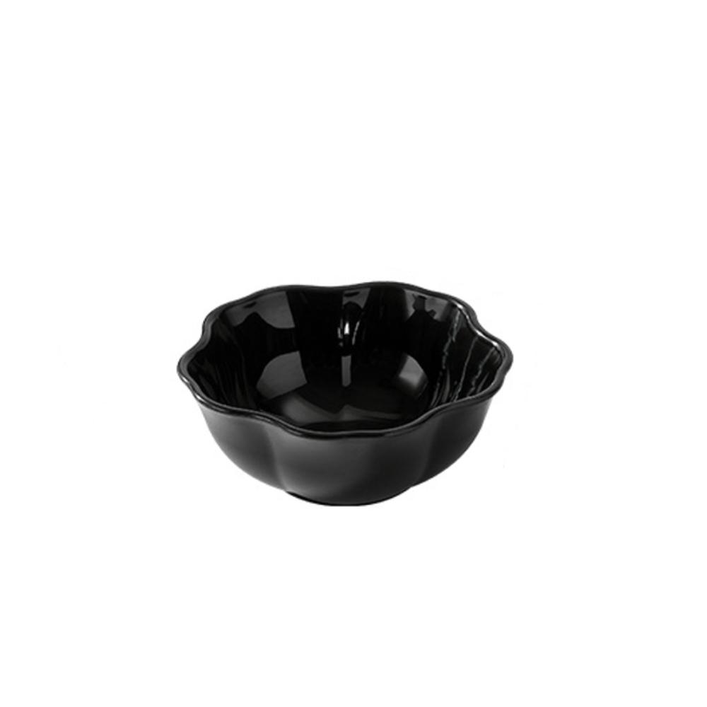 10 Piece Flower/Square Seasoning Dish Black Snack Bowl Multifunctional Fruits Bowl Hot Pot