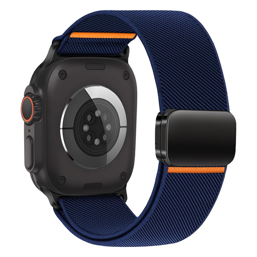 Нейлоновый ремешок-петля для Apple Watch Ultra 3/2/1 49 мм 11 10 46 мм 42 мм Магнитный браслет iWatch 9 8 7 6 5 4 SE 45 мм 44 мм 41/40 мм