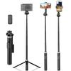 Smartphone 180cm Long Tabletop with Remote Stable Smartphone Cold Compatible with and Action Cameras Tripod/Selfie Stick, Long, Lightweight, Tripod,