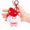 Fluffy Mushroom Bag Pendant PP Cotton Rabbit Elf Keychain Mushroom Rabbit Elf Charm  Home Decor