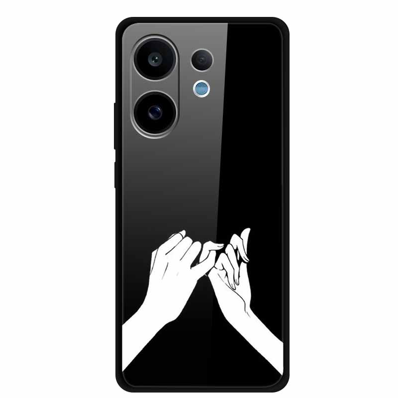 Для Vivo V60 5G Стеклянный Чехол Модный Крутой Животное Закаленное Стекло Задняя Крышка Чехол Для Vivo V 60 2025 Чехлы для Телефона 6.77" Fundas Coques