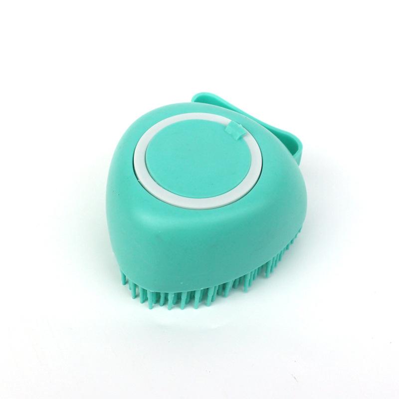Pet Bathing Brush Soft Silicone Massager Shower Gel Bathing Brush Clean Tools Comb Dog Cat Cleaning Grooming Supplies