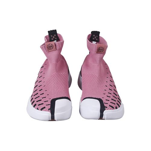 Li Ning Амортизирующие Скользкие Устойчивые к истиранию Высокие Винтажные Баскетбольные Кроссовки Мужские Розовые Белые Черные AGBN071-12