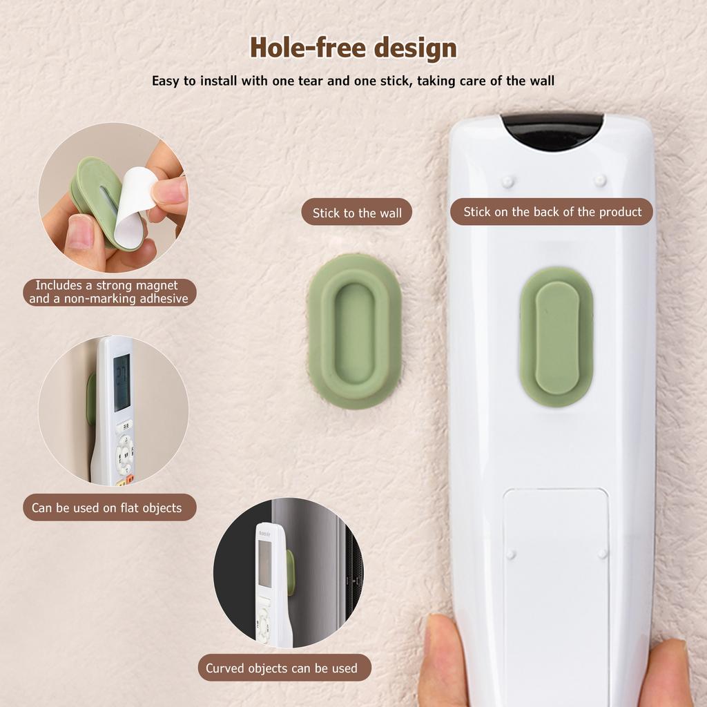 Магнитный кронштейн для пульта дистанционного управления, самоклеящийся настенный кронштейн для хранения пультов дистанционного управления, хранение предметов домашнего обихода