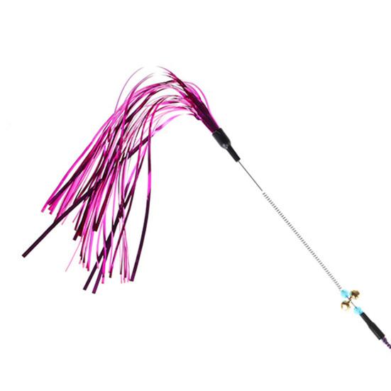 Teaser Cat Toy Interactive Relieve Boredom Plastic Attractive Teaser Stick for Indoor