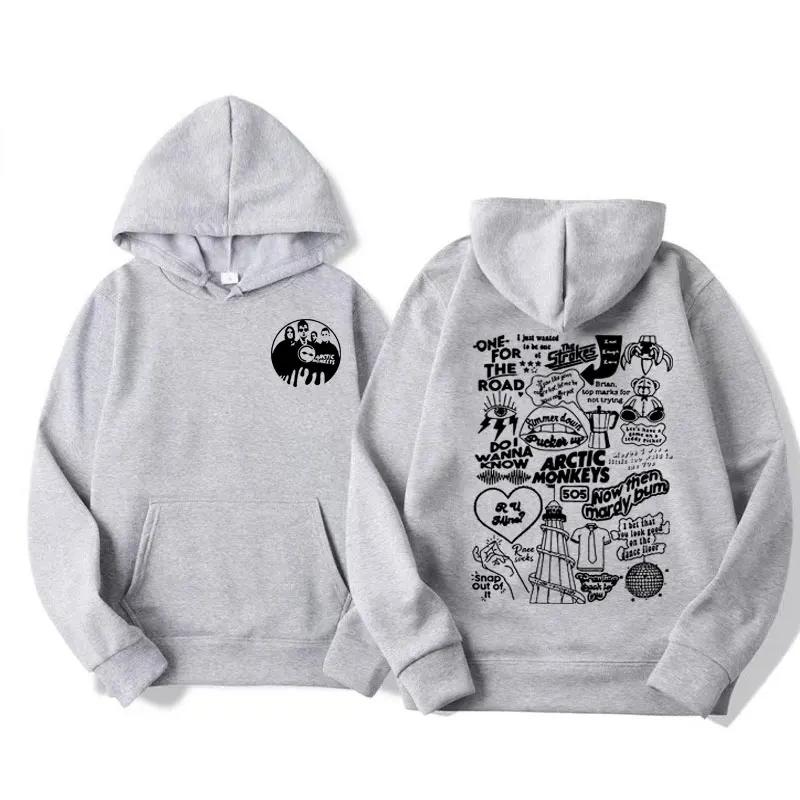 Rock Bnad Arctic Monkeys Hip-hop Music Men Hoodie Classic Street Fashion Running Fitness Long-sleeve Sweatshirt Clothing Summer