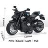 1/12 Scale V4 Pull Back Motorcycle Toys,Motorcycle Model with Light and Music,Toy Motorcycles for Kids Age 3+ Year Old Christmas Party Supplies