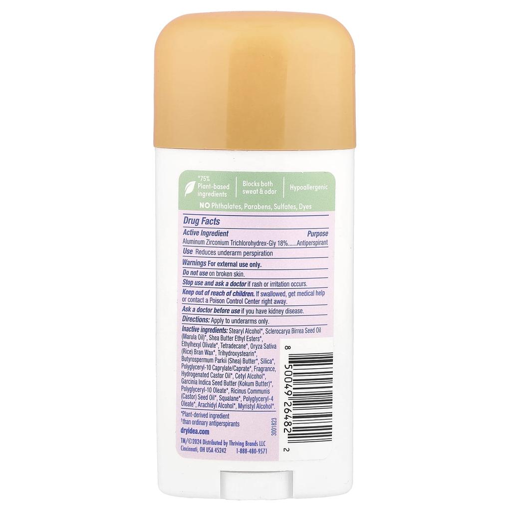 Dry Idea, Strong Natured, антиперспирант и дезодорант, Fresh Breeze, 2,6 унции (74 г)