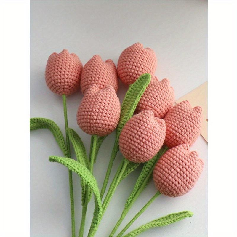 1pc Handmade Imitation Tulip Flower for Mother's Day, Teacher's Day, Valentine's Day Gift or Flower Arrangement (Random Delivery)