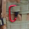 Outdoor Screw Lock Buckle D Shaped Carabiner Clasp Keyring Clip Camping Kits Sports Rope Buckle Water Cup Buckle  Tool