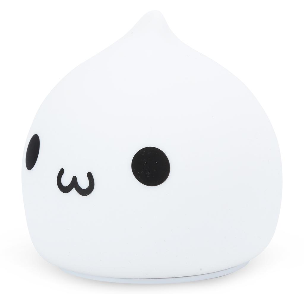 Светодиодный ночник в форме капель воды, силиконовый, 7 цветов, симпатичная настольная лампа (Тип батареи)