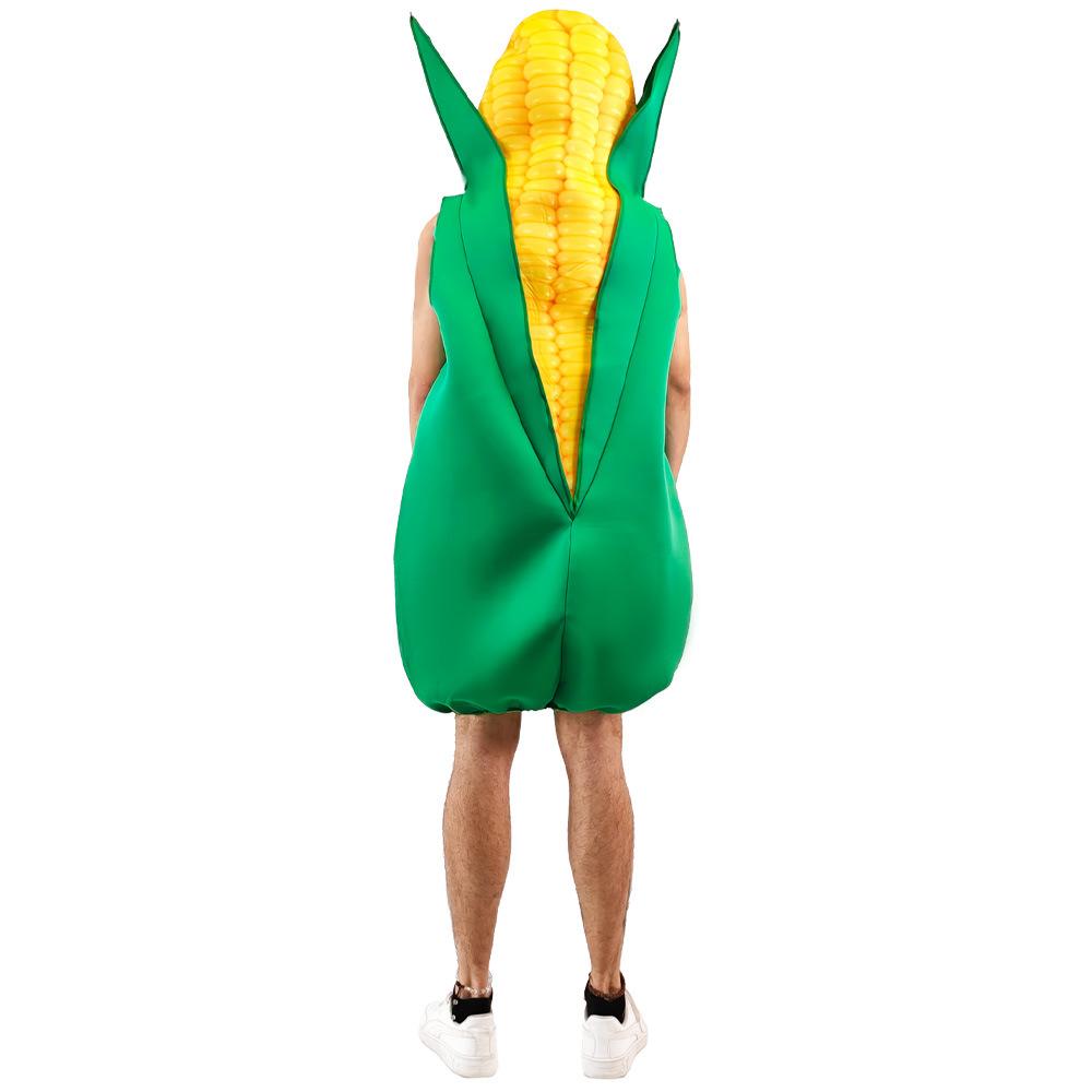 Halloween New Vegetable Stage Costume Cosplay Party Food Corn Role Play Costume