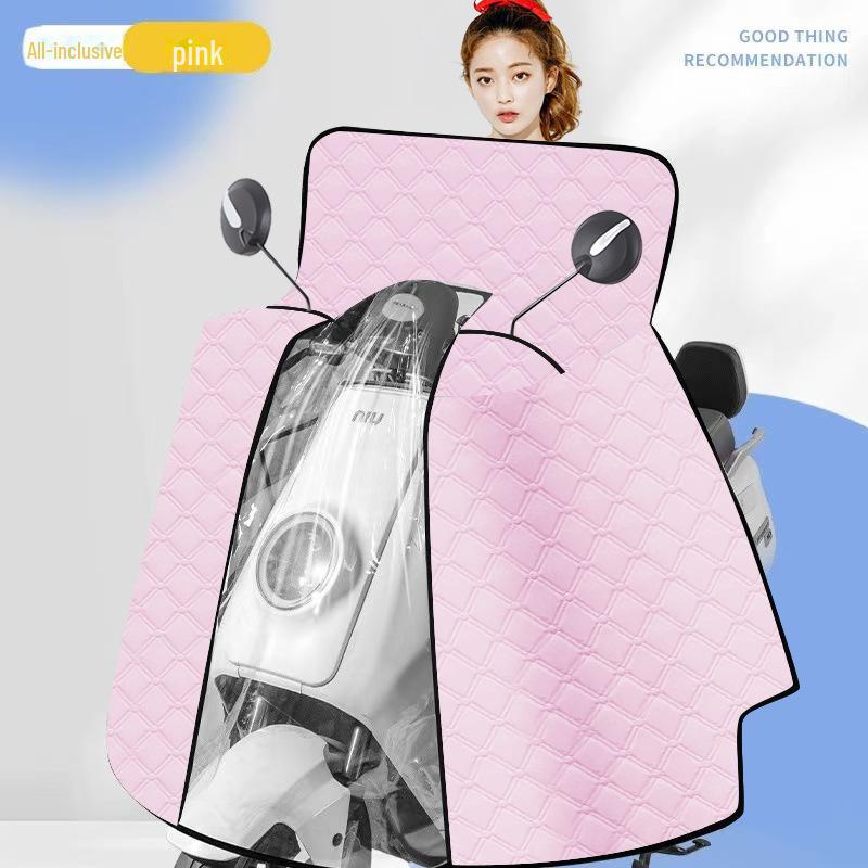 Всесезонный солнцезащитный козырек на лобовое стекло электромобиля и мотоцикла: Водонепроницаемый и ветрозащитный