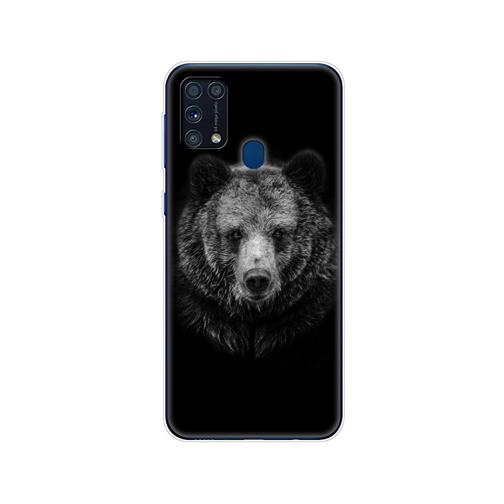 Чехол для Samsung M31, 6,4 дюйма, мягкий силиконовый чехол из ТПУ для Samsung Galaxy M31 M 31 SM-M315FZBVSER m315, задняя панель телефона, бампер, чехол