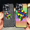 Чехол для телефона с формулой кубика Рубика, имитация математики, для Xiaomi Poco X7 X8 Pro Max X6 X5 X3 F8 Ultra F7 M8 M7 M5S Redmi 15C 15A 15 14C