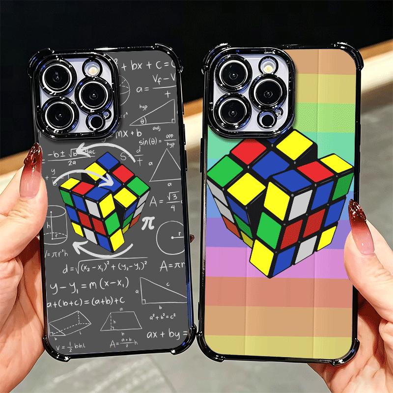 Чехол для телефона с формулой кубика Рубика, имитация математики, для Xiaomi Poco X7 X8 Pro Max X6 X5 X3 F8 Ultra F7 M8 M7 M5S Redmi 15C 15A 15 14C