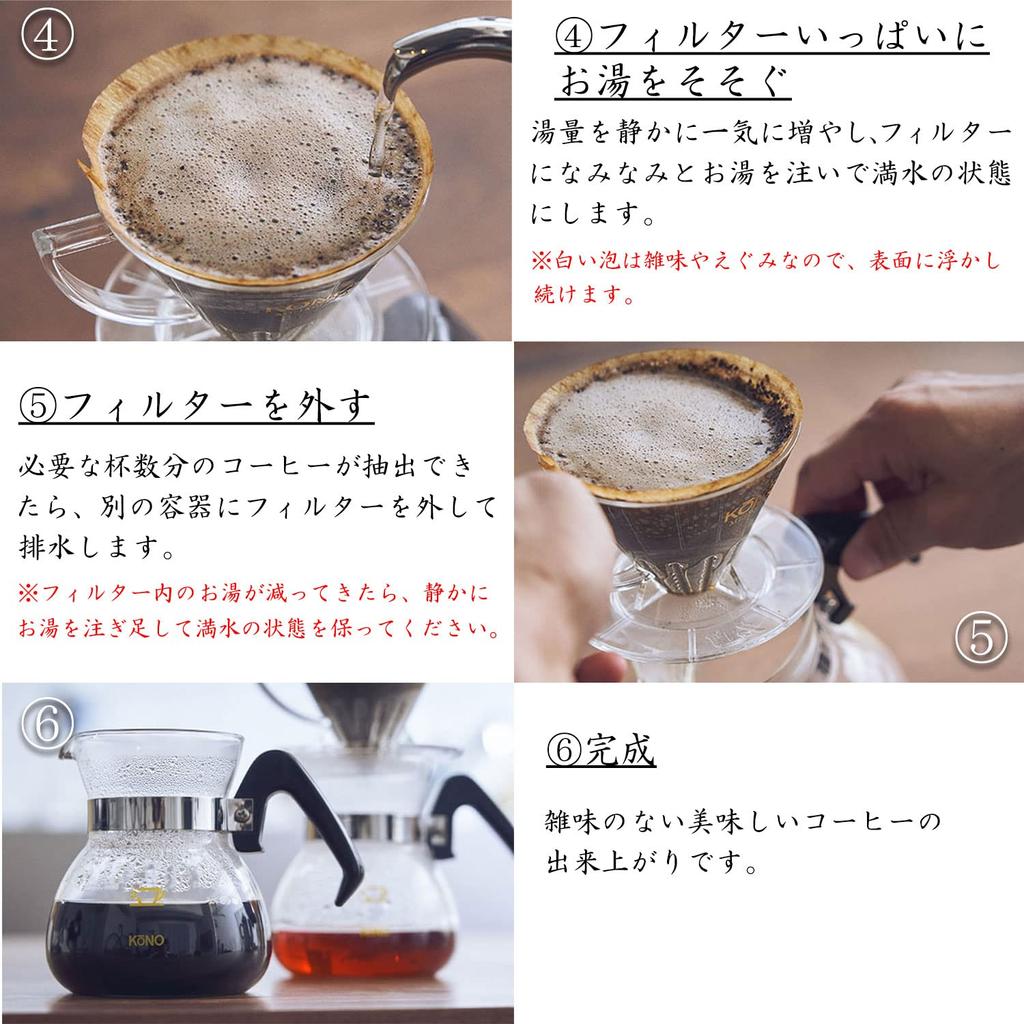 Набор воронок KONO Сифон для кофе Kono в стиле коно, сделанный в Японии. Воронка для кофе, используемая профессионалами 2 (для людей)