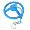 Kids Gym Rotating Wheel Portable Swing Monkey Wheel Set with Rope for Outdoor Indoor Park Blue