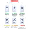 Portable Electrochemical Sensor CO Tester 1.1inch LCD Screen Carbon Monoxide Detector with Sound Lihgt Alarm and Low