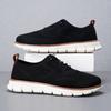 2024 New Autumn Lightweight Lace-up Sports and Leisure Men's Shoes Breathable Fly-woven Men's Large-size Men's Shoes Lazy Shoes